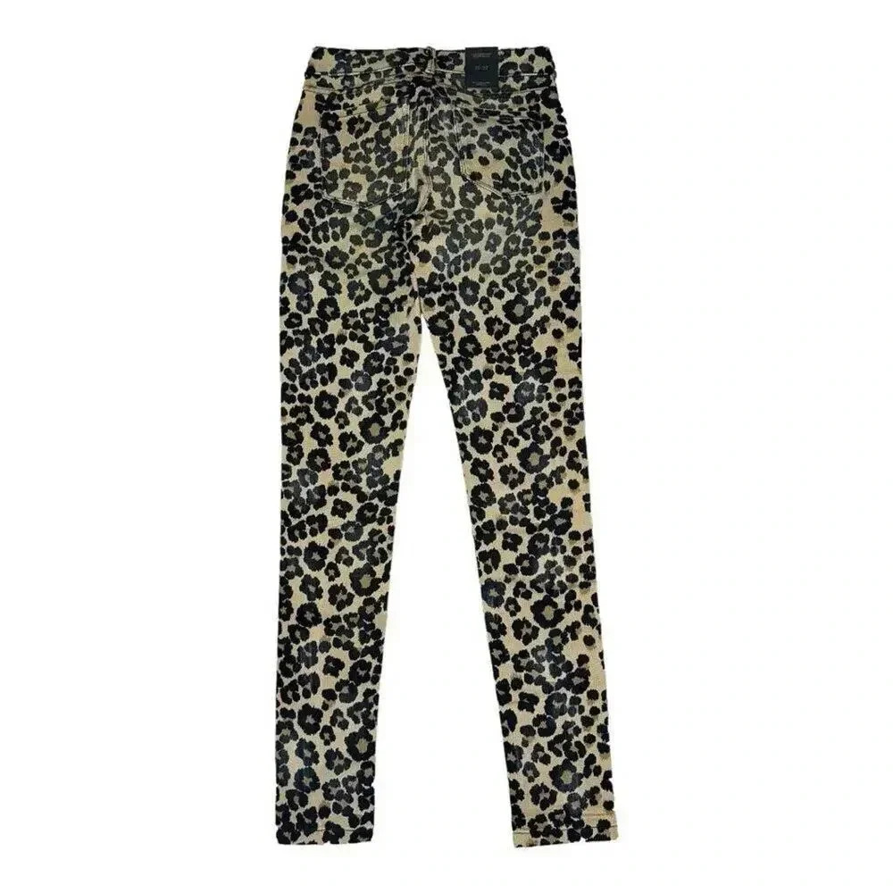 NEW Scotch & Soda Women’s Size 25/32 Leopard La Bohémienne Mid Rise Skinny NWT - Picture 2 of 7